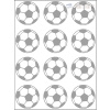Reflexné nažehľovacie futbalové lopty