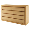 Drewmax Komoda KD406, 150x90x41, buk (Barva dřeva: Lausane)