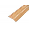 AP6 nájazdová lišta samolepiaca B, hliník+fólia dub, v: 8,5 mm, d: 0,9 m,