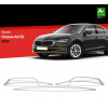 Nerez dekorační lišta nárazníku a rámečky mlhovek Škoda Octavia IV -- od roku výroby 2019-