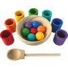 2Kids Toys Dúhové guličky a kalíšky 7 farieb