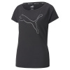 Puma Dámske Tričko TRAIN FAVORITE JERSEY CAT TEE PUMA BLACK 52242001 čierna