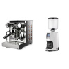 Rocket Espresso Appartamento TCA, copper + Eureka Atom Specialty 75, white