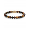Rebel & Rose Bracelet Who's afraid of the Tiger RR-80088-G-L mens