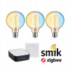 PAULMANN Štartovacia sada Zigbee 3.0 Smart Home smik Gateway + LED žiarovka F