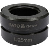 Yato | Náhradní čelisti k lisovacím kleštím YT-21735 typ U 25mm YT-21742
