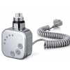 OLSEN SPA - Vykurovacia tyč BURG s termostatom - Farba vykurovacej tyče - Chróm, Typ pripojenia - Krútený kábel, Výkon vykurovacej tyče - 600 W RDOHT260002