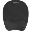 Natec Chipmunk, podložka pod myš ergonomická, pamäťová pena, čierna NPF-0784