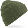 Beechfield Čepice B 50N, bio bavlna, pletená COT530050e1499-olive green Olivová UNI