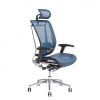 Kancelárska ergonomická stolička LACERTA — viac farieb, nosnosť 150 kg Modrá