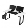 Pracovní stůl 74-116 cm s XXL podložkou pod myš bílý ULTRADESK