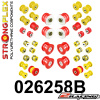 Komplet silentbloky podvozku kit Volkswagen Touareg I (2002-2010) 026258B (Tvrdé polyuretanové uložení komplet silentbloky podvozku kit Volkswagen Touareg I (2002-2010))