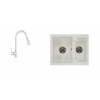 Kuchynská batéria - Umývadlo žulového umývadla 1 5 Grace+batéria (Kuchynská batéria - Umývadlo žulového umývadla 1 5 Grace+batéria)