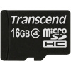 Transcend Standard pamäťová karta micro SDHC 16 GB Class 4; TS16GUSDC4