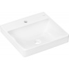 Hansgrohe Xelu Q umývadlo 50x48 cm obdĺžnik klasické umývadlo-umývadlo na nábytok biela lesklá 60316450