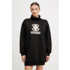 Šaty Guess CARMEN čierna farba, mini, oversize, V5YK07 KCX22 V5YK07.KCX22 XS