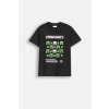 COCCODRILLO COCCODRILLO Tričko s krátkym rukávom MINECRAFT rozmer 158 farba čierny pre chlapcov