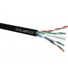 SOLARIX sieťový kábel, CAT6, UTP, PE, 500m, AWG24, 0.55mm, 250 MHz, vonkajší