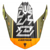 kšilt pro přilby Cross Cup Sonic, CASSIDA (zelená matná/oranžová) M142-1833