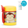 SKIPHOP SKIP HOP Zoo Termoska na jedlo s lyžičko/vidličkou Opička 325 ml, 3+ + AQUAINT 500 ml