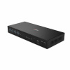 KVM switch/prepínač 2PC, HDMI, Dual Head, USB 3.0, hub, audio, 4K@60Hz, 18G, čierny