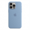 Apple iPhone 15 Pro Max Silicone Case with MagSafe - Winter modré MT1Y3ZM/A