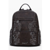 Praktický Dámsky Batoh DESIGUAL 27.0X31.0X12.0cm Hnedá Farba: hnedá, Velkost: UNI