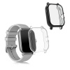 Sada 2 krytů s ochranou displeje pro Huami Amazfit GTS 3 / GTS 2 / GTS 2e kwmobile - černá a transparentní (Sada 2 krytů s ochranou displeje kwmobile pro Huami Amazfit GTS 3 / GTS 2 / GTS 2e - černá a