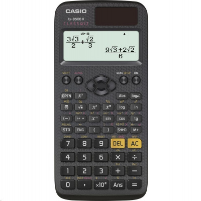 CASIO kalkulačka FX 85 CE X, černá, školní Casio