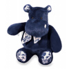 Plyšový hrošík so šatkou Hippo Bandana Nay Blue Histoire d’ Ours modrý 22 cm od 0 mes HO3178