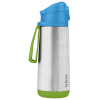b.box Termoska na pití sport 500 ml modrá/zelená