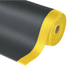 Notrax® 408 Airug Plus - Protiúnavová vinylová rohož s rebrovým vzorom - čierna /žltá Rozmer: 60cm x 18.3m 408