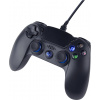 Gembird JPD-PS4U-01 GEMBIRD Vibrations-Controller für PS4/PC, Kabelgebunden-USB