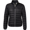 James & Nicholson | JN 1139 Dámska páperová bunda_02.1139 Farba: black/silver, Veľkosť: M