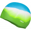 Plavecká čepice AQUOS Coho Green-Turq-Wht