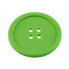 Silikónová podložka gombík Ø9 cm zelená sv. 1ks