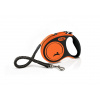 Vodítko FLEXI Xtreme S pásik 5m/20kg oranžová