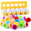 Egg puzzle Upravte tvary Montessori 12 ks (Egg puzzle Upravte tvary Montessori 12 ks)