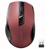 Ugreen MU006 Bezdrôtová optická myš USB 2,4 GHz / Bluetooth 5.0 4000 DPI - červená