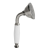Sapho EPOCA Ručná sprcha, 220mm, brúsený nikel-biela SPH DOC108