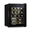 Klarstein Shiraz, vinotéka, 42 l, 131 W, 5-18°C, dotykový ovládací panel, čierna (HEA-Shiraz-16-uno-bl)
