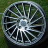 KESKIN KT17 PALLA FP 5X112 ET45 HB72.6 8x18 5x112 ET45.00 palladium front polish