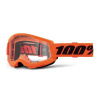 MX Okuliare 100% STRATA 2 Neon Orange - Clear lens