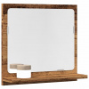 vidaXL Kúpeľňová skrinka staré drevo 40x11x37 cm kompozitné drevo 856187