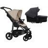 TFK Mono4 2v1 Sand Combi carrycot + Seat unit Nenafukovacie kolesá (s výplňou) Hlboká vanička Premium Black