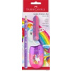 Ceruzka FABER-CASTELL Jumbo+strúhadlo+guma Unicorn
