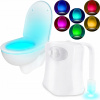 LED LAMPKA DO WC TOALETY SENZOR POHYBU A SVETLA
