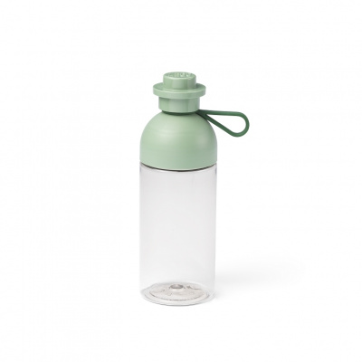 LEGO® fľaša transparentná - army zelená