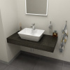 Sapho TAILOR dosky TAILOR rockstone doska 90x50 cm, prevedenie límca R TR090R