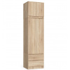 Skriňa s nadstavcom S 60 cm 2D 2SZ CLP dub sonoma
